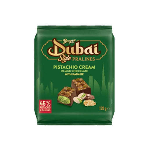Bergen Tablette Chocolat Dubai Praliné 120g